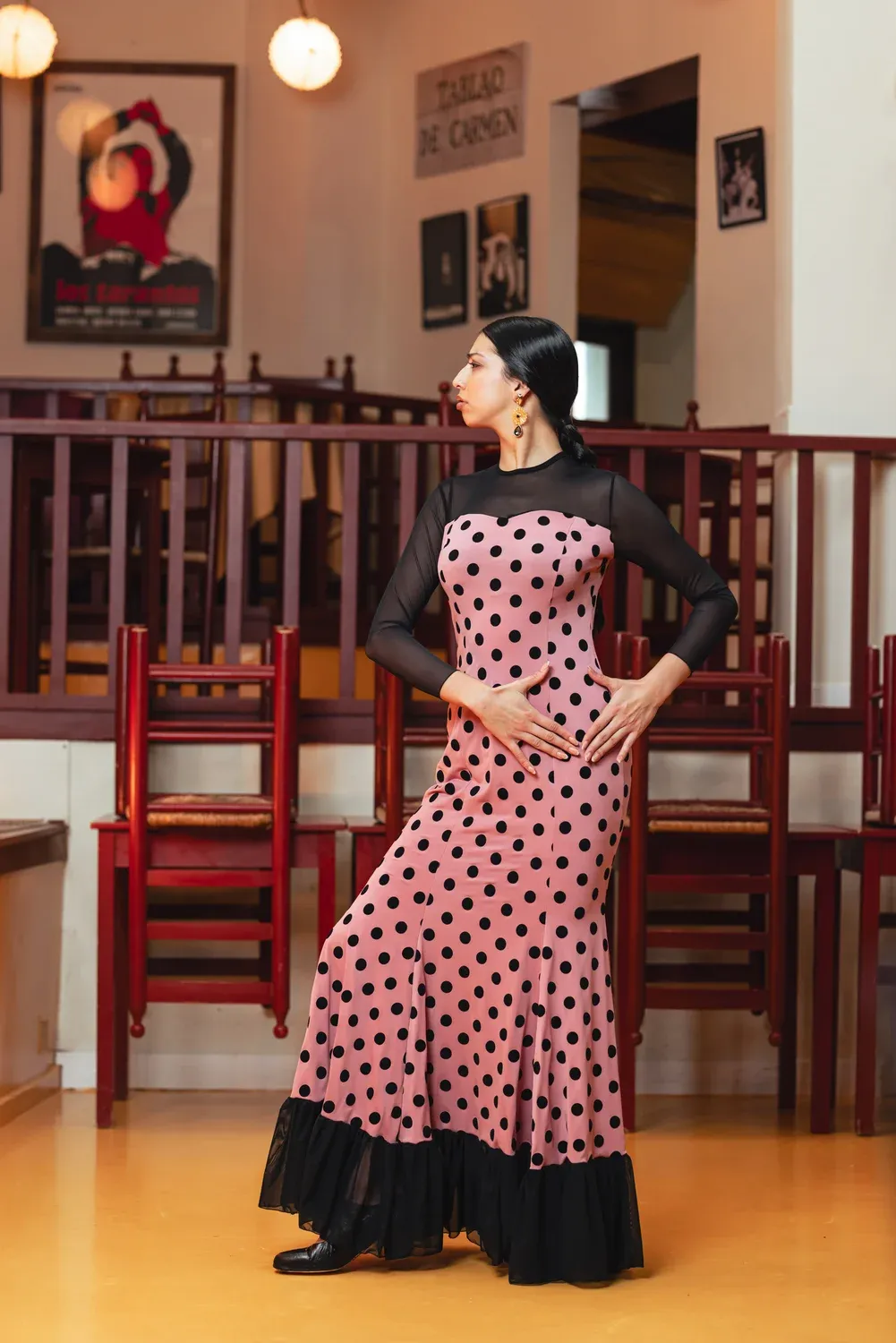 Viva la Feria Tanguillo robe danse flamenco extensible