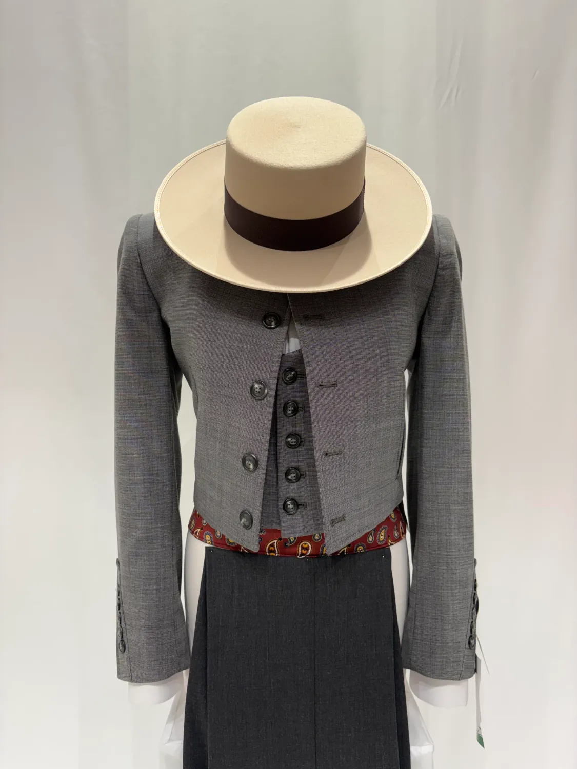 Viva la Feria Roma costume campero gris