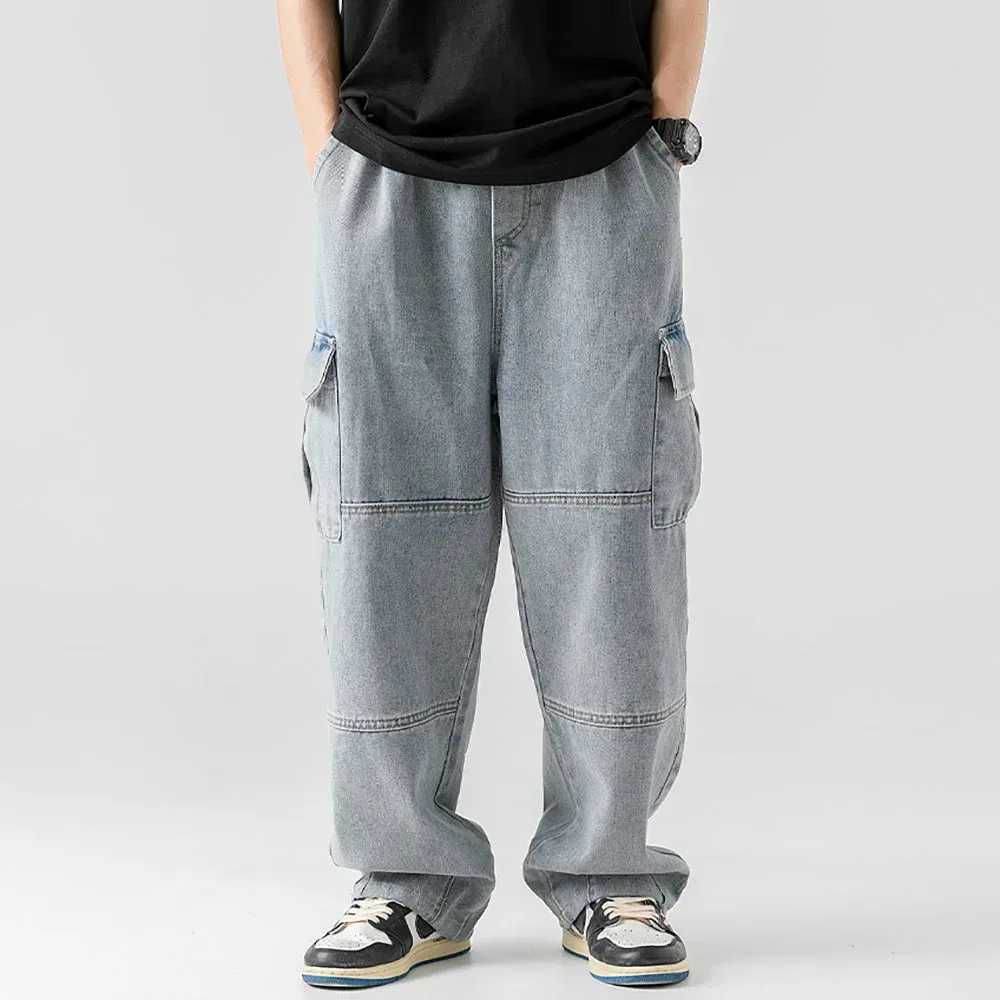 Japon style Yutaro Denim Cargo pantalon