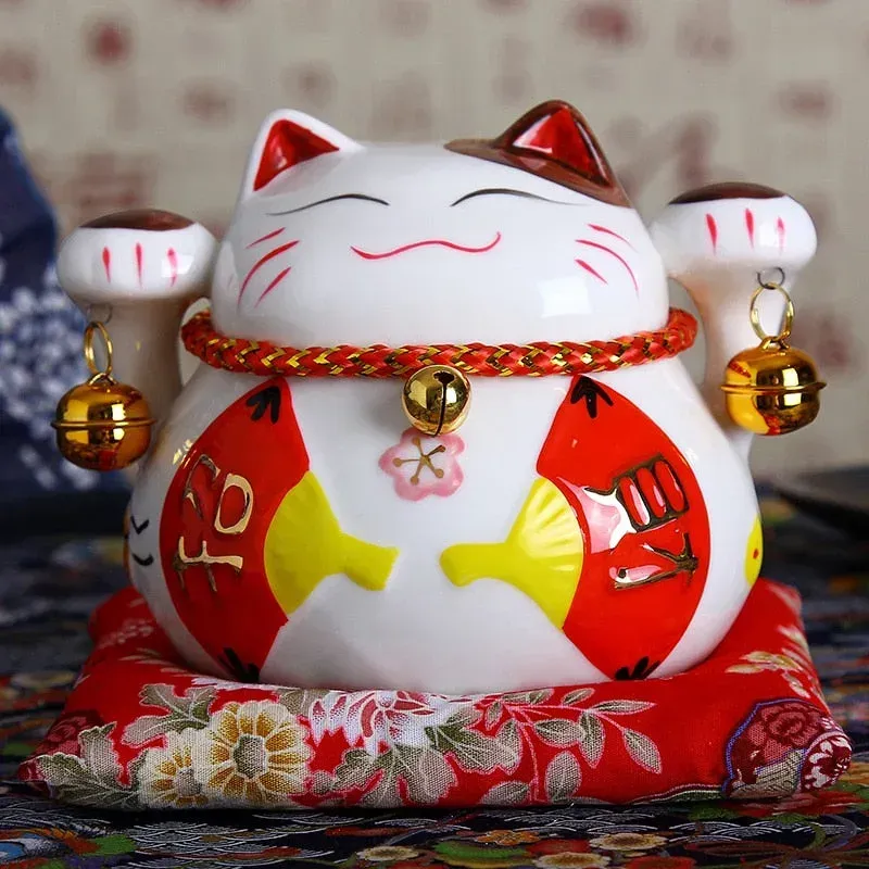 Japon Style Chat Maneki Neko porte-bonheur prospérité