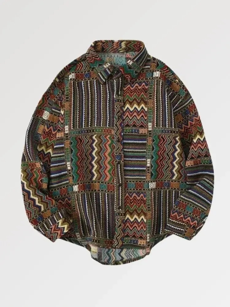Japon style Aomori chemise flanelle homme oversize
