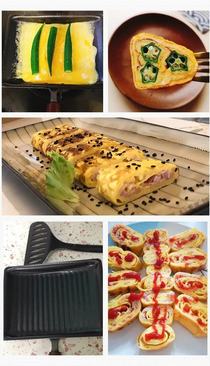 Japon style Minamikoma poêle tamagoyaki fonte