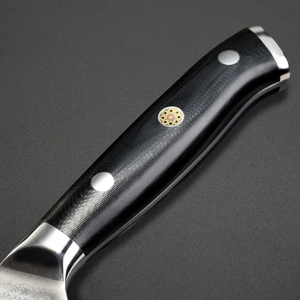 Japon style Damascus Knife Shisuniwa couteau de cuisine en acier Damas