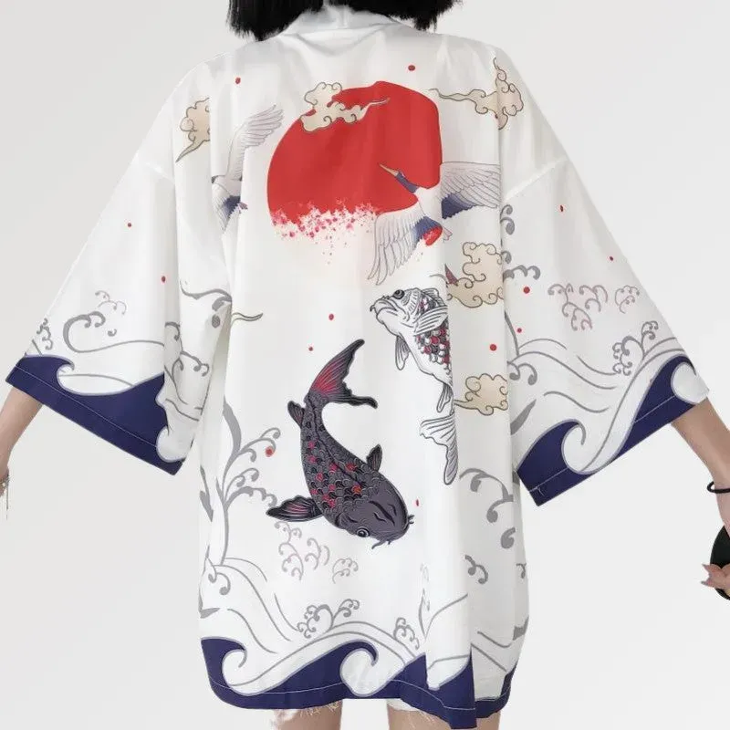 Japon style miyuki kimono veste femme origami