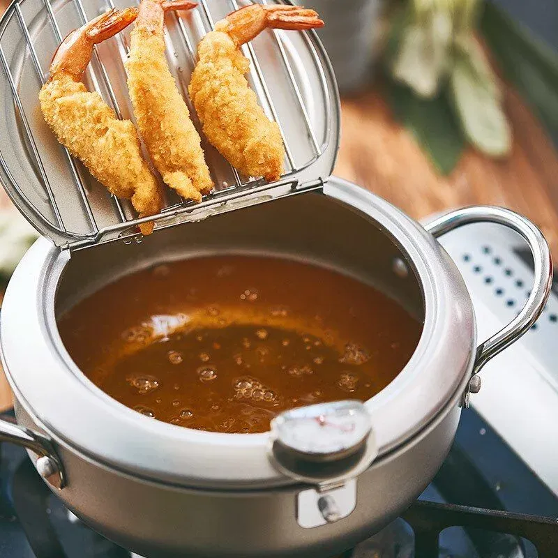 Japon style Kurashiki pot à tempura avec contrôle température