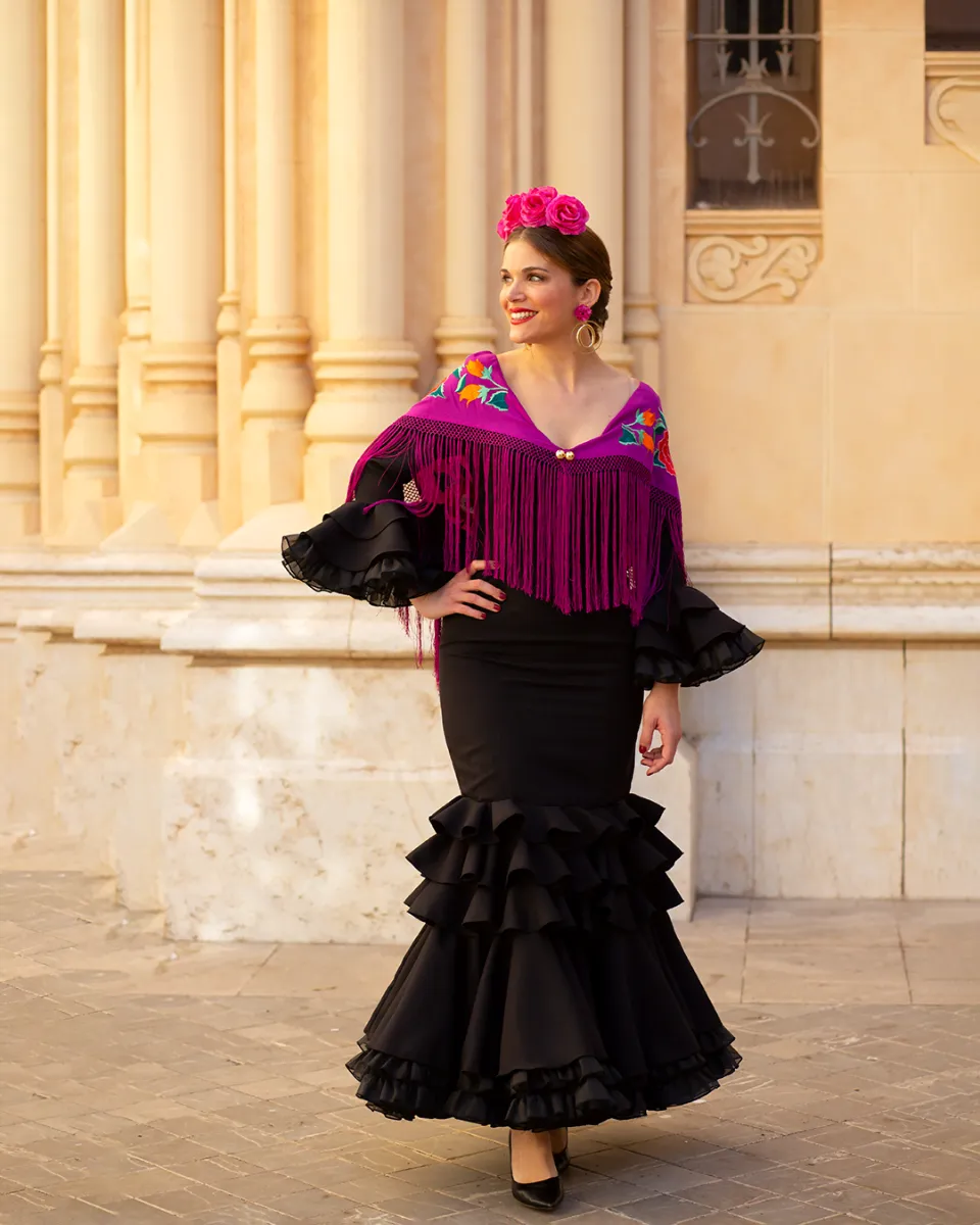 Viva la Feria Malú robe flamenca femme canastero