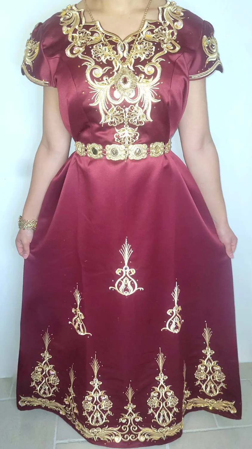 Célèbr'Orient Gandoura constantinoise Manel gandoura perlée