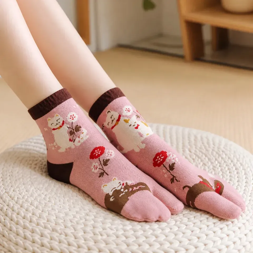 Esprit du Japon Chaussettes Tabi Japonaises Coton