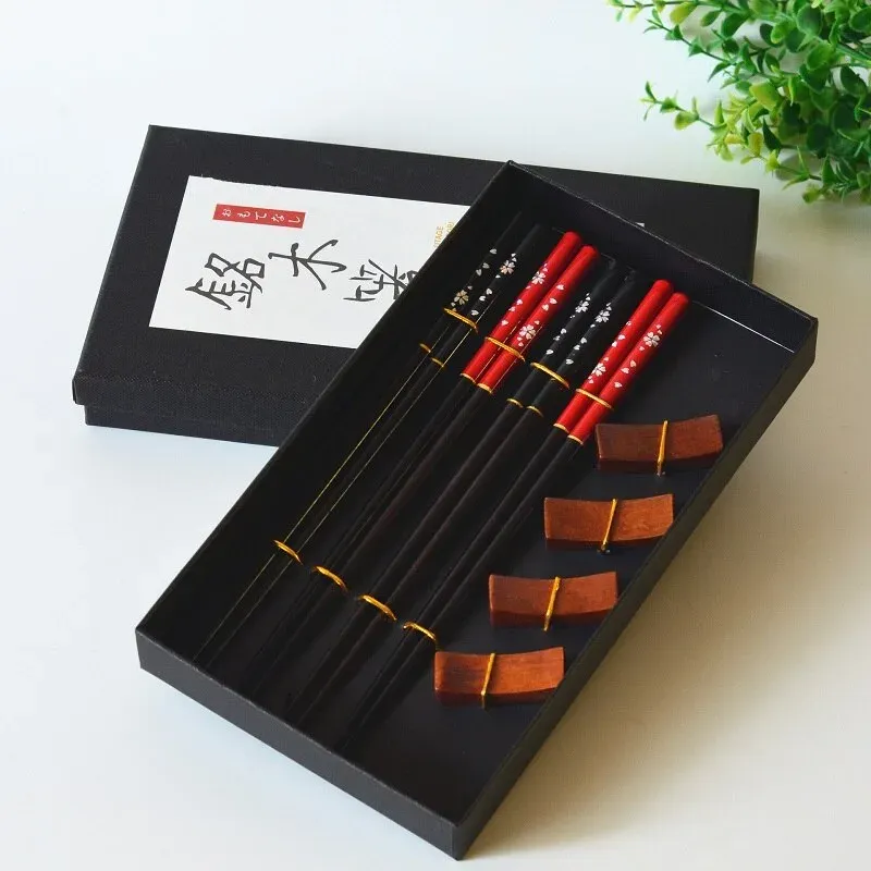 Japon style Coffret Baguette Japonaise baguettes bois