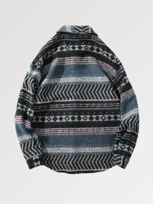 Japon style chemise flanelle homme Yokote oversize