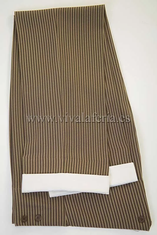 Viva La Feria Campero costume corto marron tabac