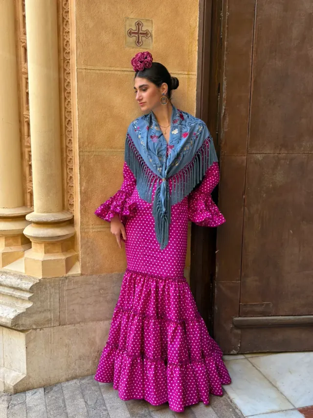 VIVA LA FERIA Vanesa robe gitane canastera