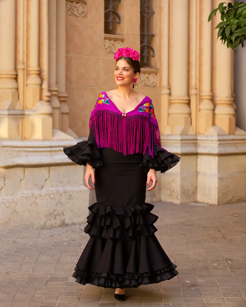 Viva la Feria Malú robe flamenca femme canastero