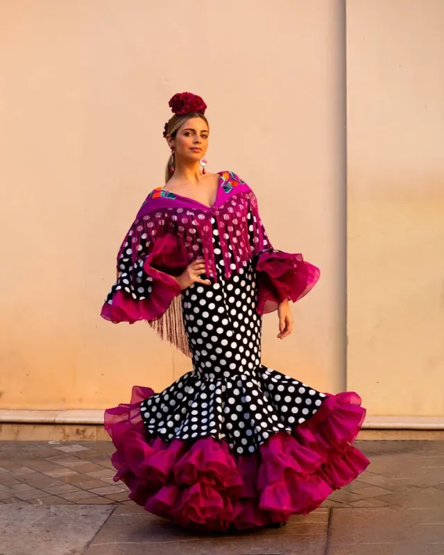 VIVA LA FERIA Palacios robe gitane canastera femme