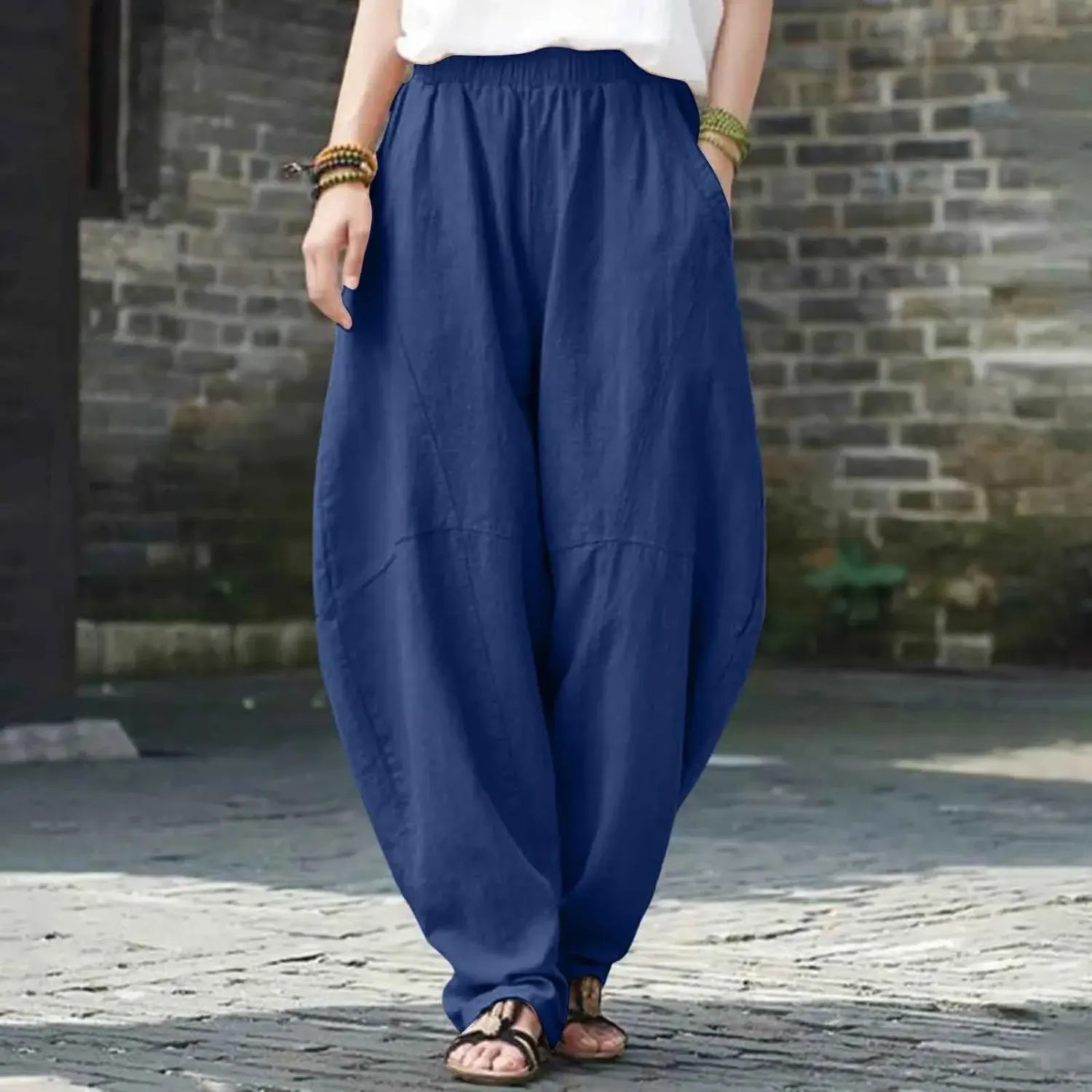 Japon style Sarouel Japonais Femme coupe ample