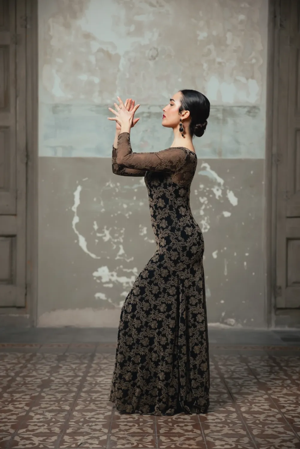 VIVA LA FERIA Rococó robe tulle imprimé adulte
