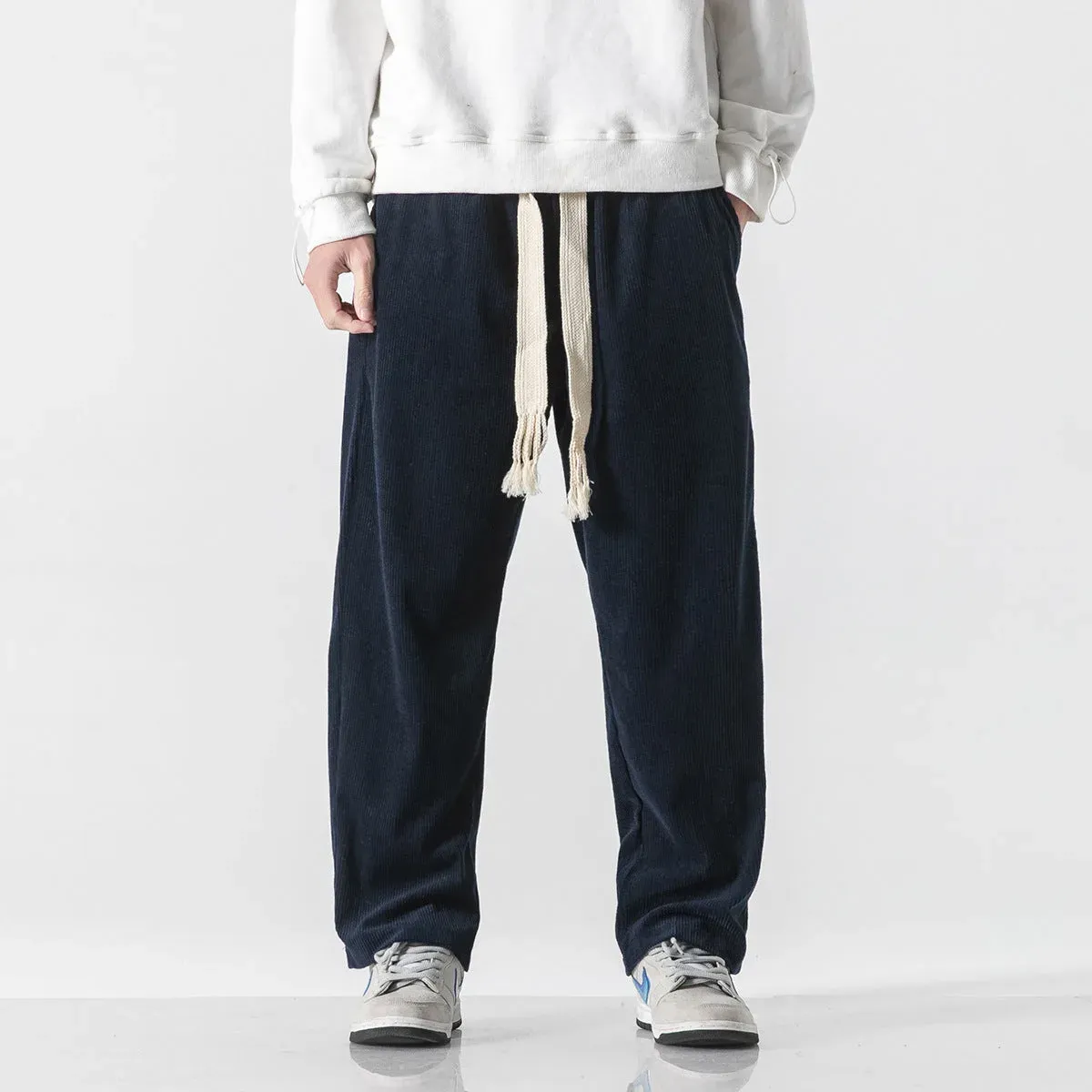 Japon style Yusuke pantalon velours côtelé chic