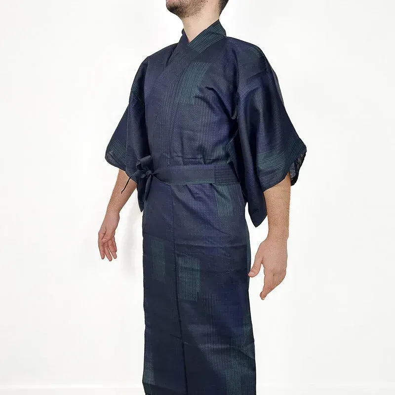 Japon style Kimono Yukata Homme coton ceinture