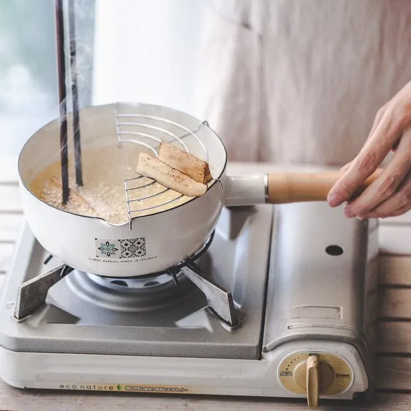 Japon style Abashiri casserole aluminium martelé