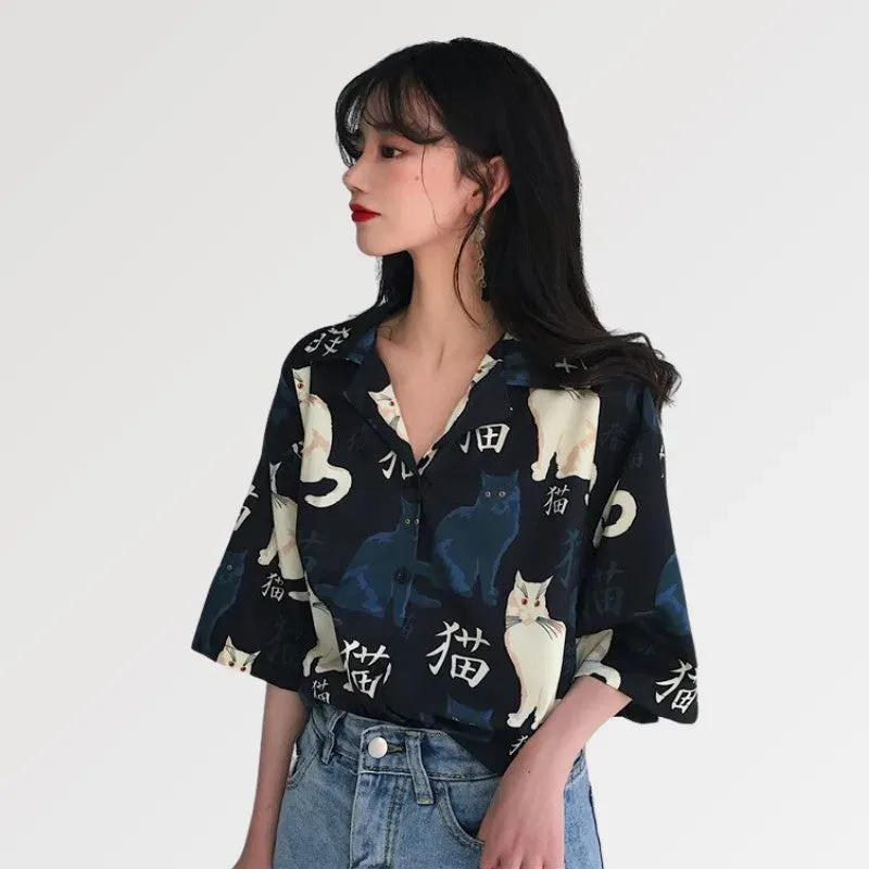 Japon style Masako chemisier japonais coton