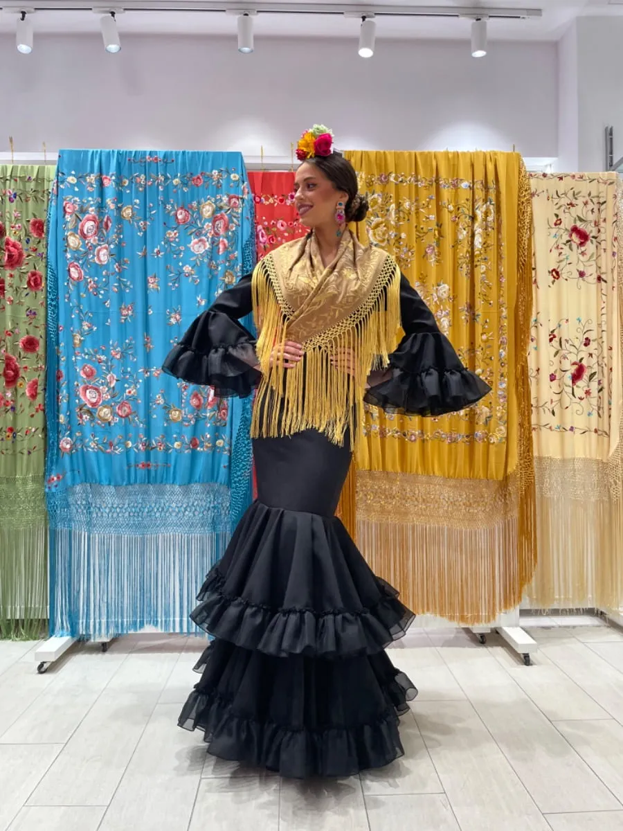 VIVA LA FERIA Ambar robe flamenca