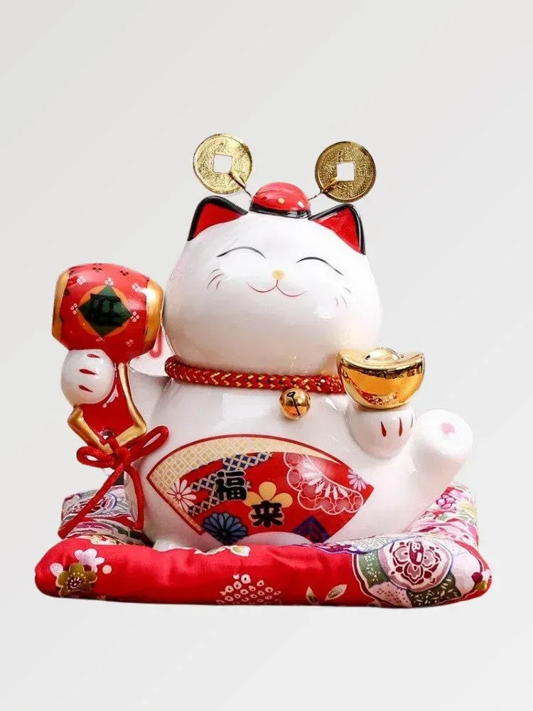 Japon style Maneki Neko traditionnelle tirelire porte-bonheur