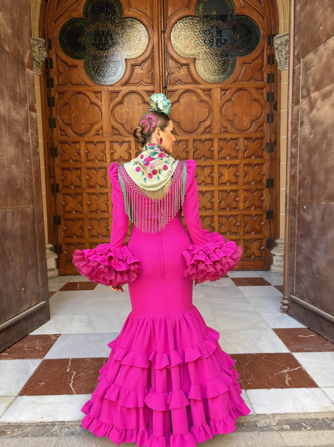 Viva la Feria Canastero robe gitane or canastera
