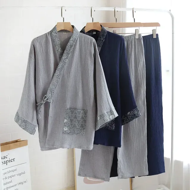 Japon style Jinbei Homme Hiver tenue
