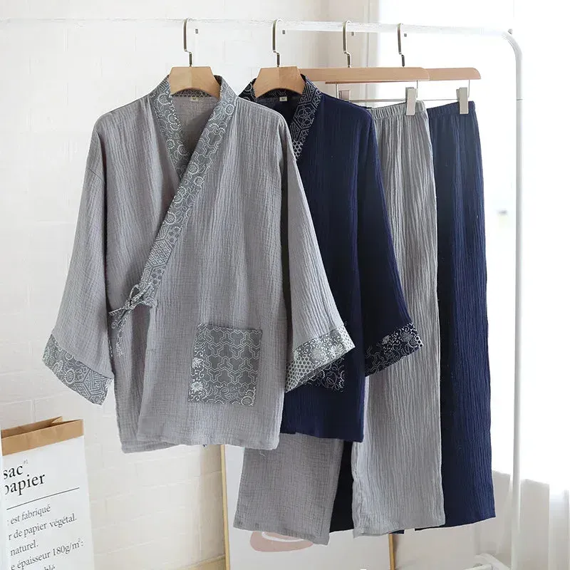 Japon style Jinbei Homme Hiver tenue