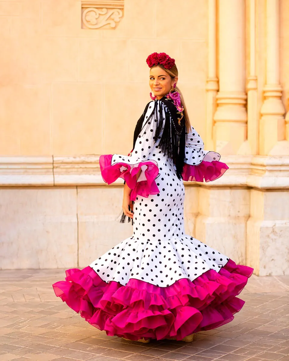 Viva La Feria Palacios robe flamenco