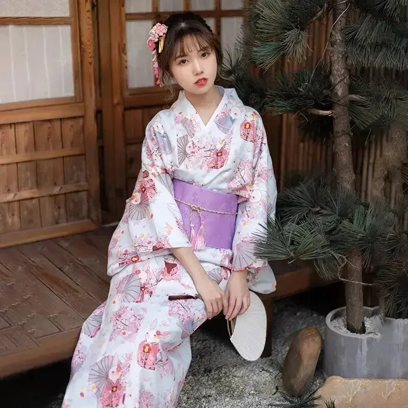 Japon Style Komotori kimono femme motif lapin