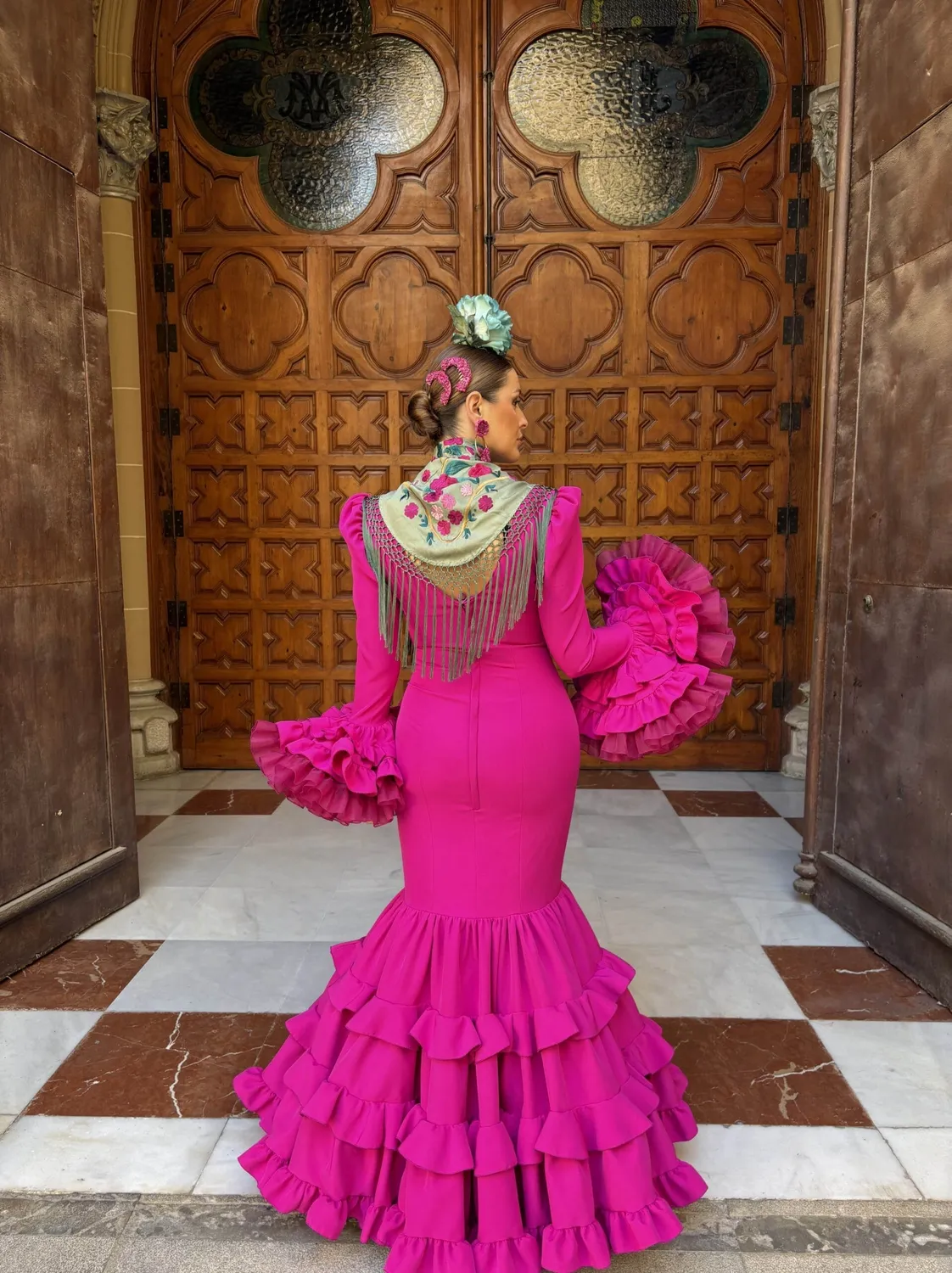 Viva la Feria Canastero robe gitane or canastera
