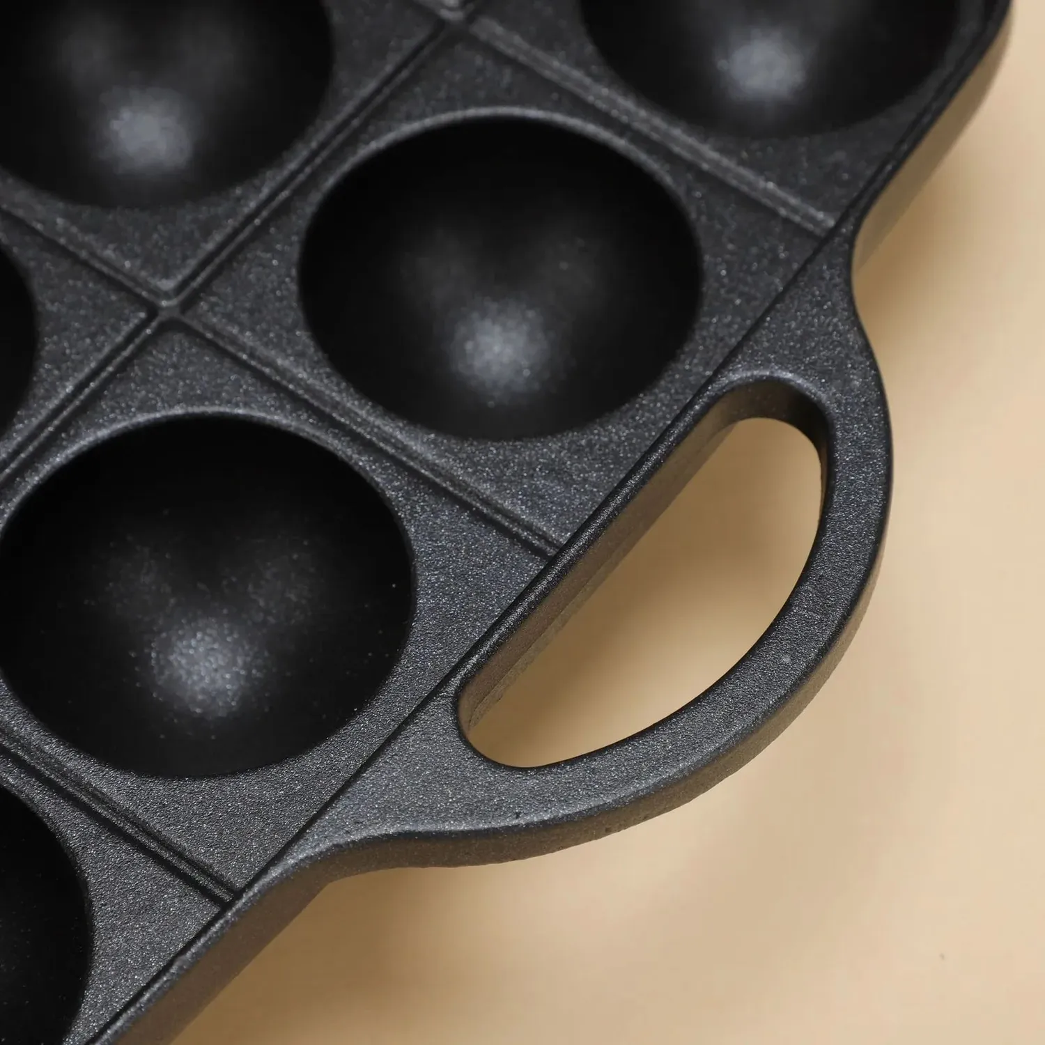 Esprit du Japon poêle takoyaki 16 alvéoles aluminium