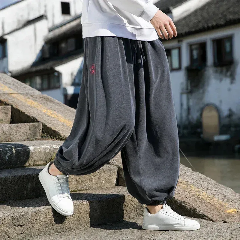 Japon style Baggy Japonais pantalon ample