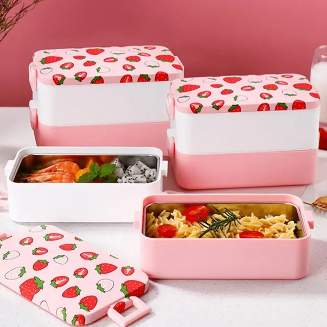 Japon Style Bento Kawaii Boîte Repas Compartiments