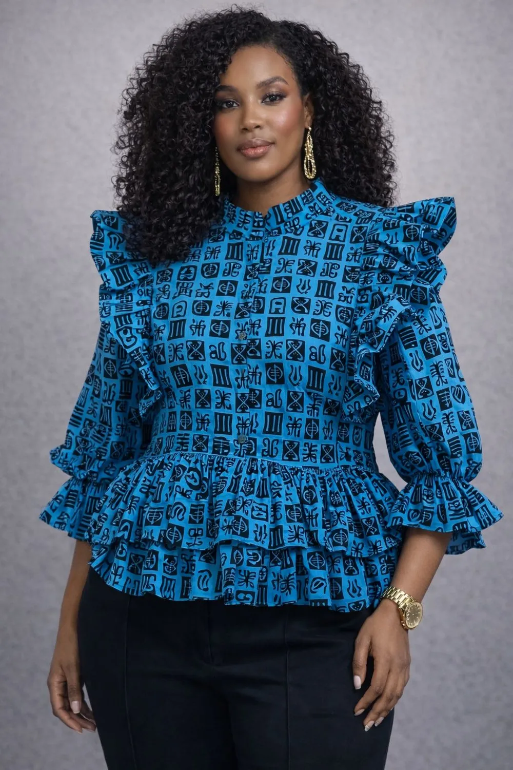 KAVAZI KVZ810 haut Boss Lady ankara à motifs
