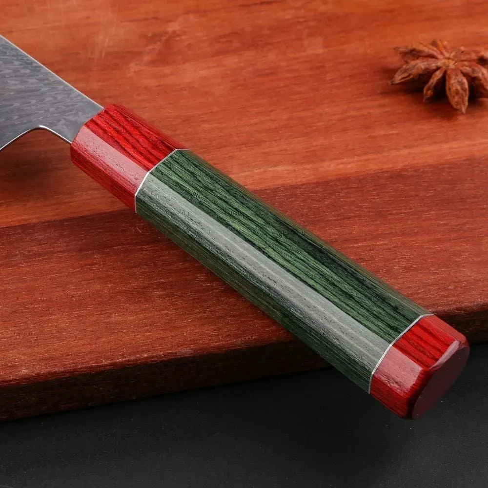 Japon style Chutoh Damascus Mari couteau acier Damas