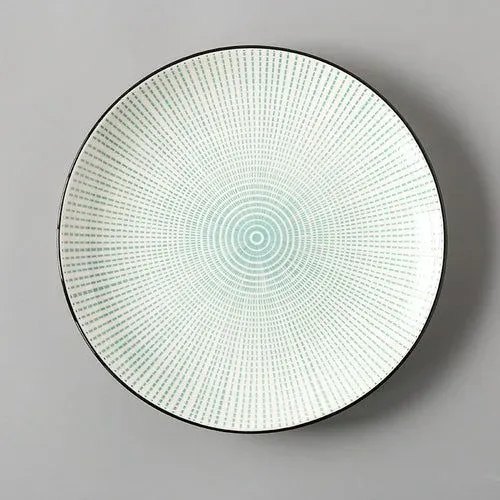 Japon style Shirkane 8 assiette sushi céramique