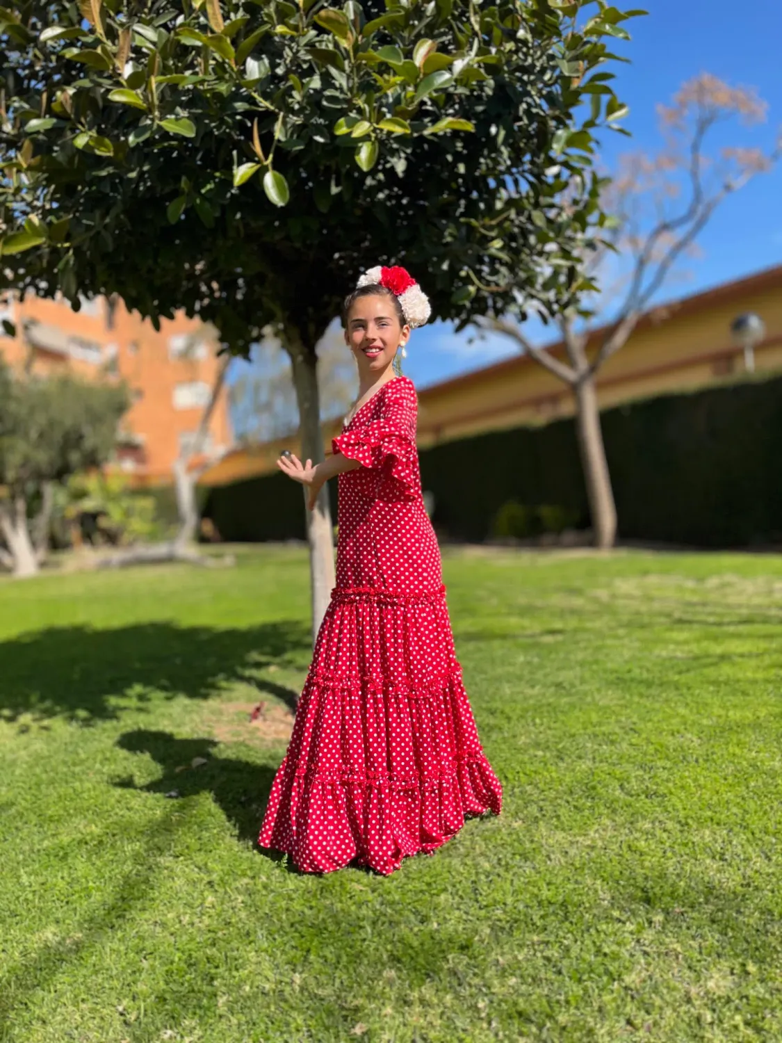 Viva la Feria Bolonia robe flamenca fille canastero