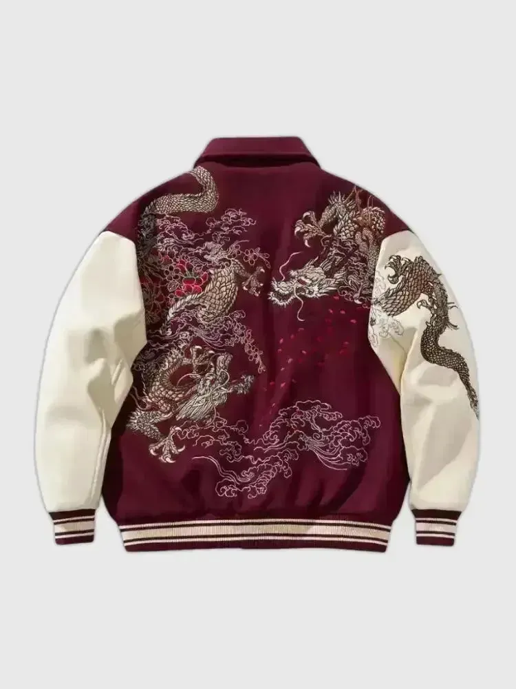 Japon style Ryu No Kokyu bomber sukajan dragon