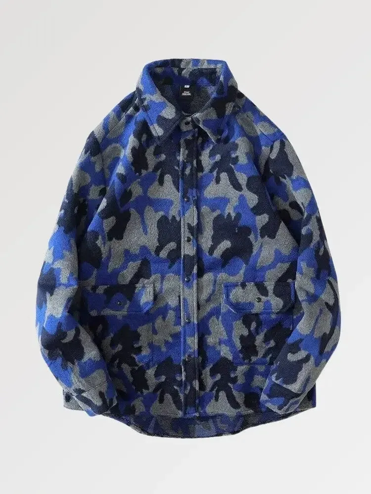 Japon style Yuzawa chemise militaire vintage oversize