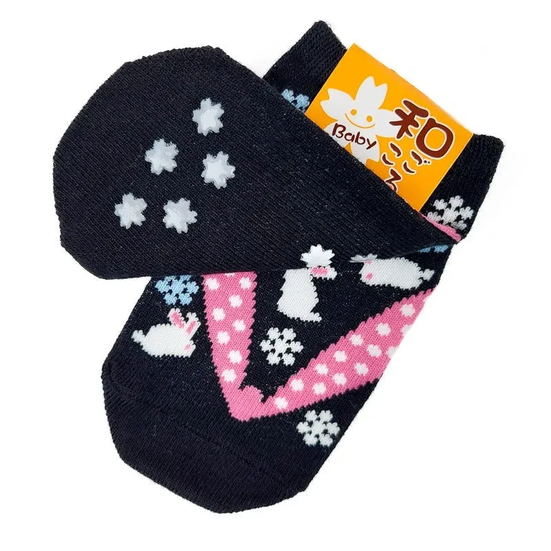 Japon style chaussettes bébé motif japonais