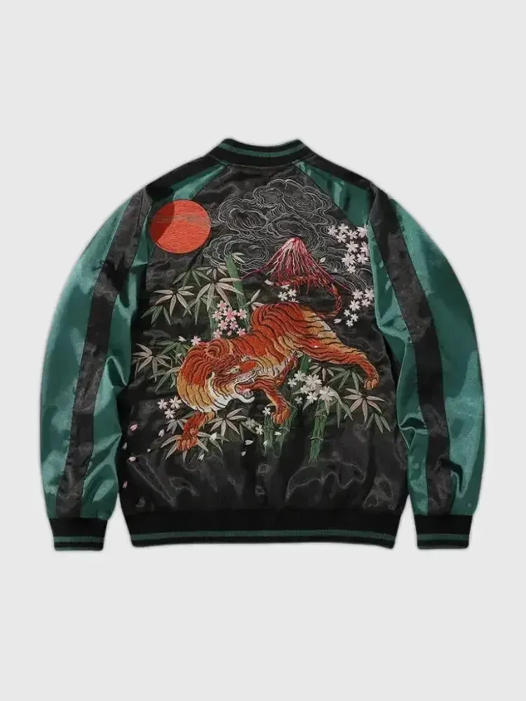 Japon style Tiger Seishin veste sukajan tigre