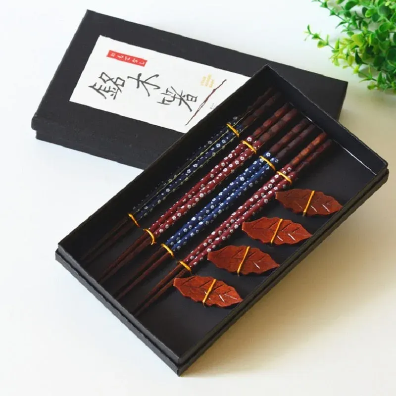 Japon style Coffret Baguette Japonaise baguettes bois