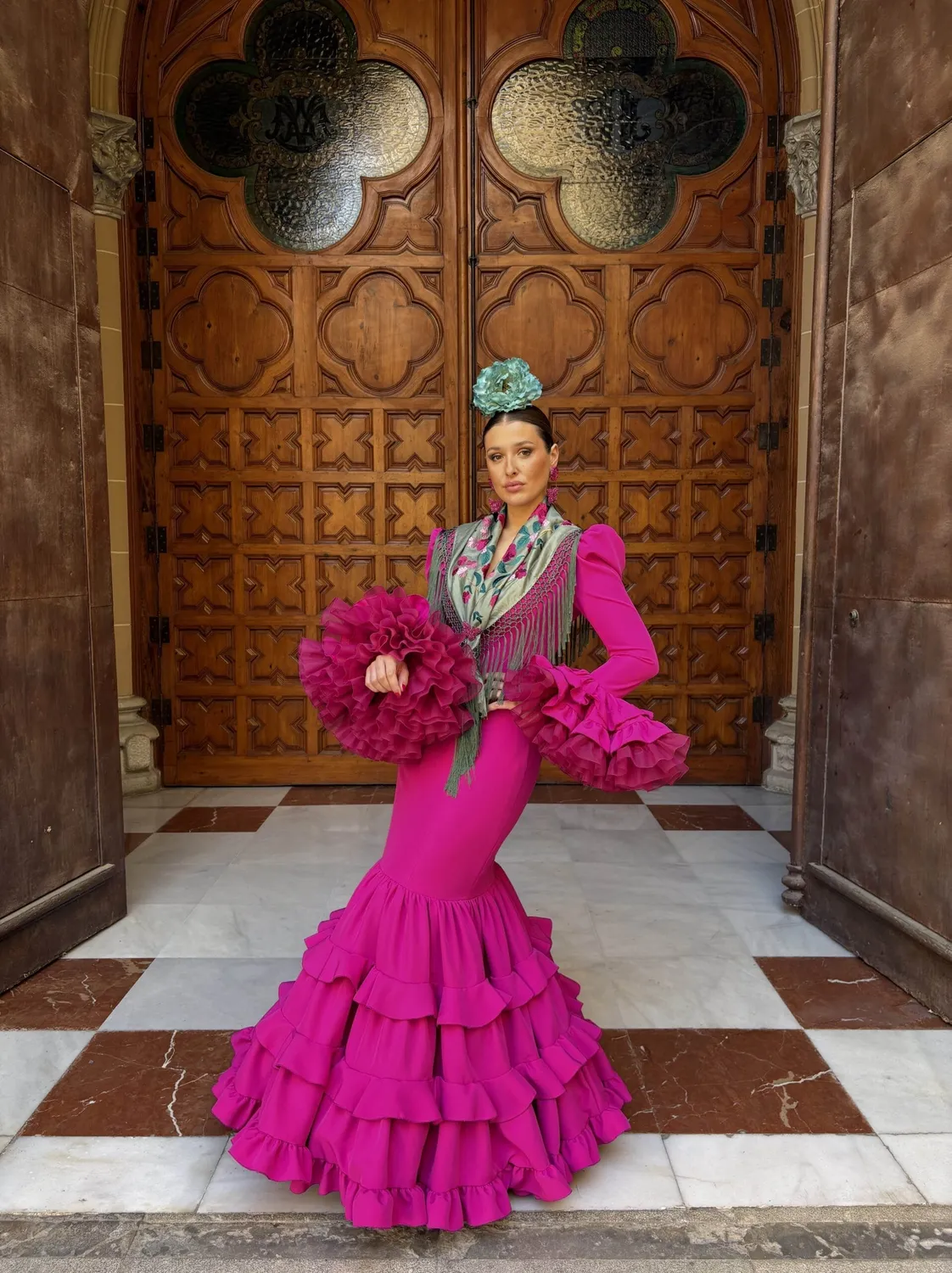 Viva la Feria Canastero robe gitane or canastera