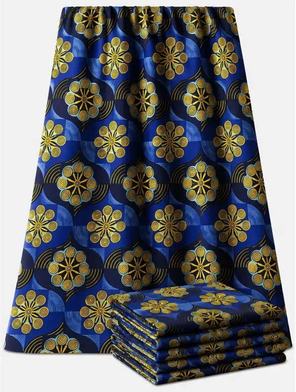 KAVAZI 6 Yard Cotton Fabric FB-20 tissu coton 6 yards