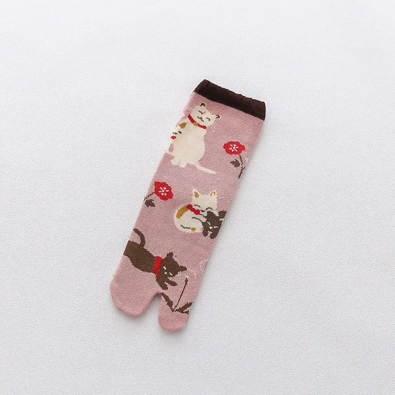 Esprit du Japon Chaussettes Tabi Japonaises Coton