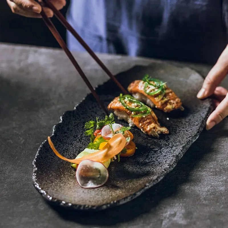 Japon style Uchi assiette à sushi céramique