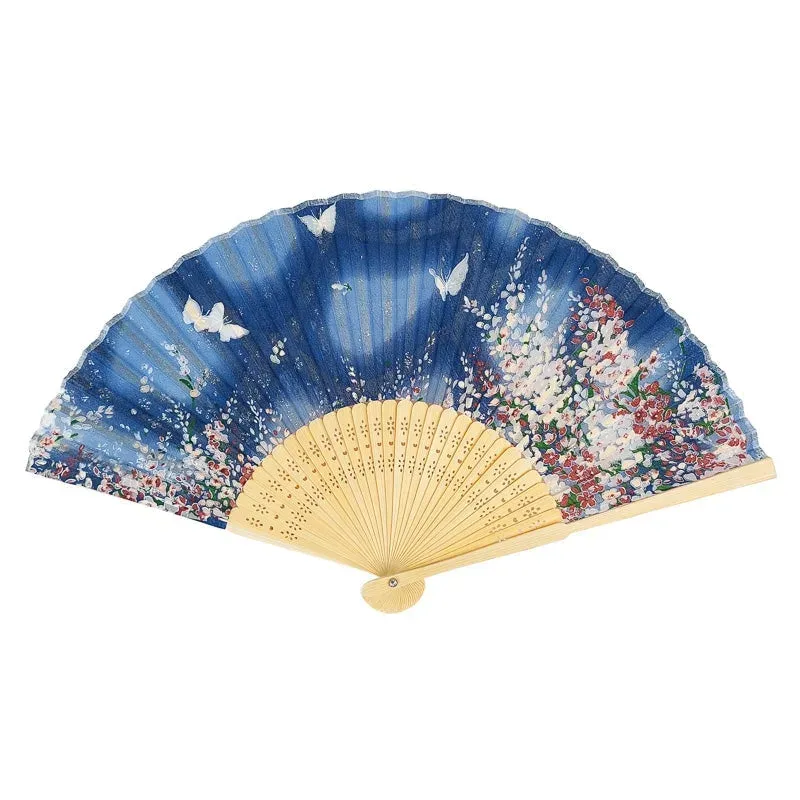 Japon style éventail japonais pliable artisanal