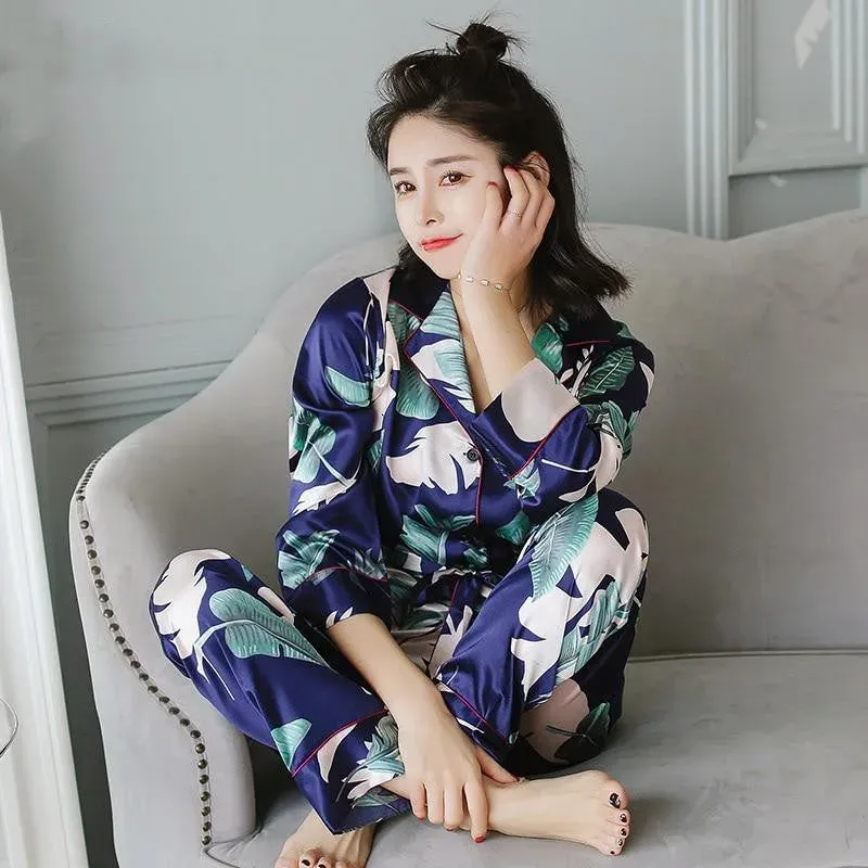 Japon style Pyjama En Satin pyjama motifs japonais